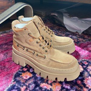 Free People Dawn Hiker Boots 63266985 Roasted Almond Size: US 8.5 / EU 38.5